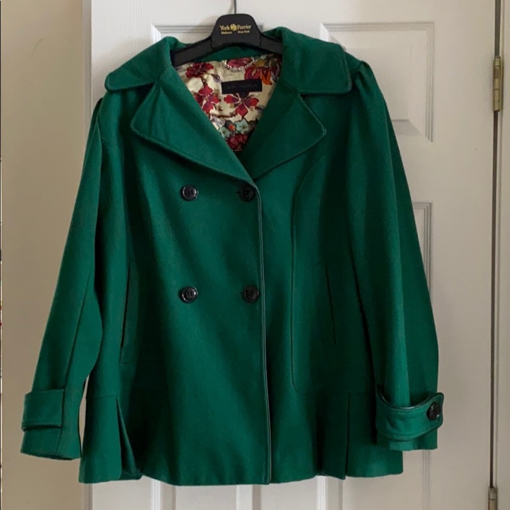 Emerald Green Steve Madden Short Peacoat